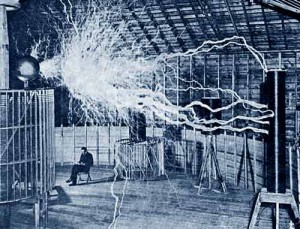 Nikola Tesla a Teslova cívka